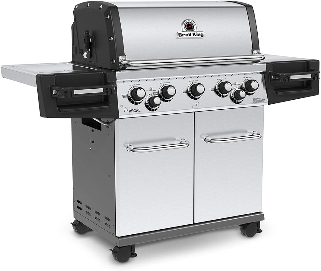 Broil King 958347 Regal S590 Pro Gas Grill, 5-Burner, Stainless Steel Broil King