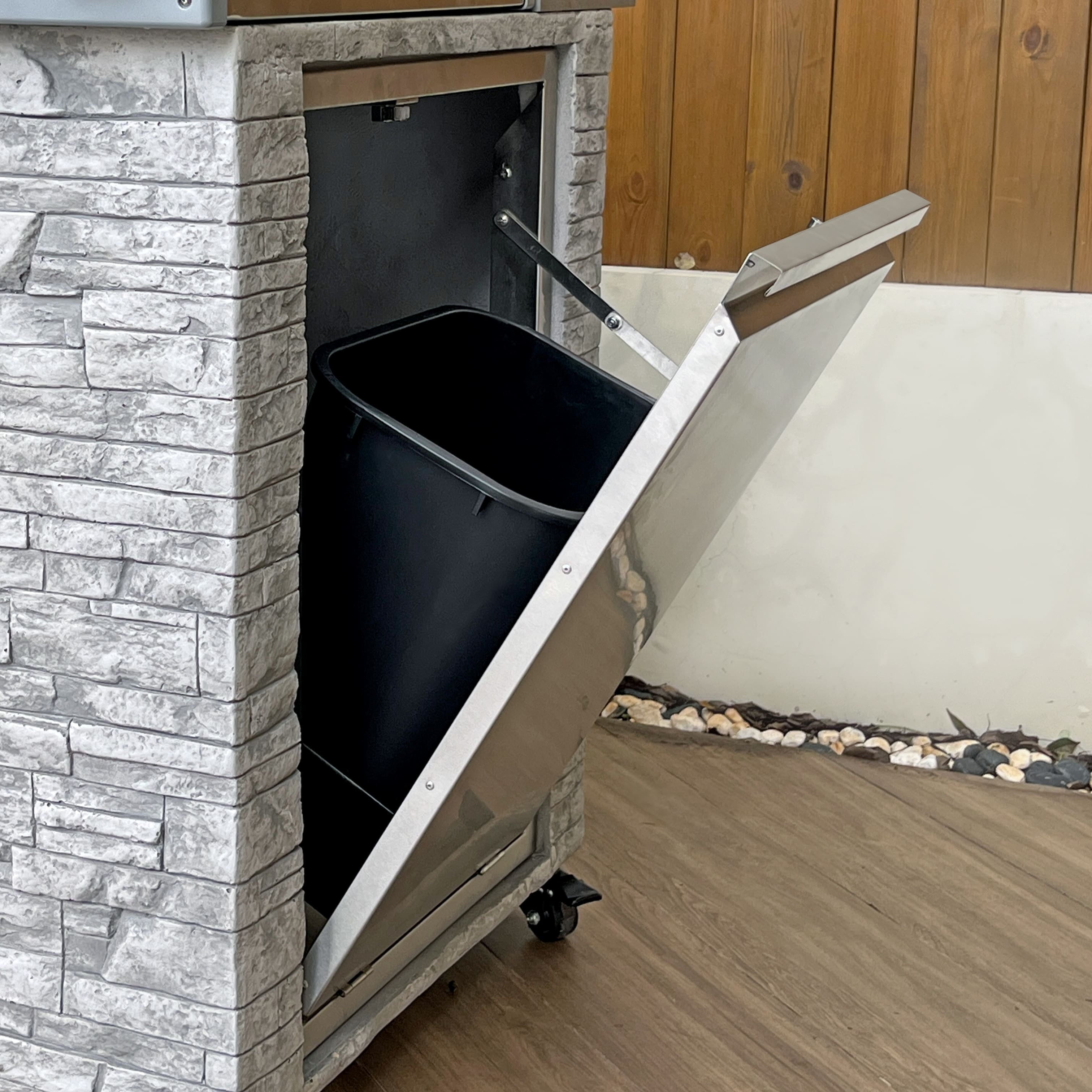96 Inch European Ledge 5b Island Grill With Fridge And Outdoor Oven Prokan
