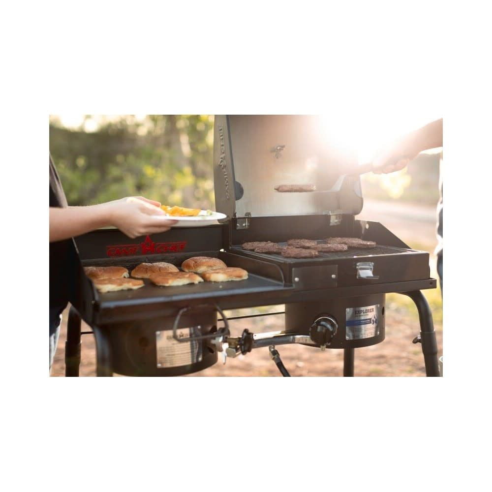 Camp Chef Deluxe BBQ Grill Box, BB30L, Cast Iron Grill Grates Camp Chef