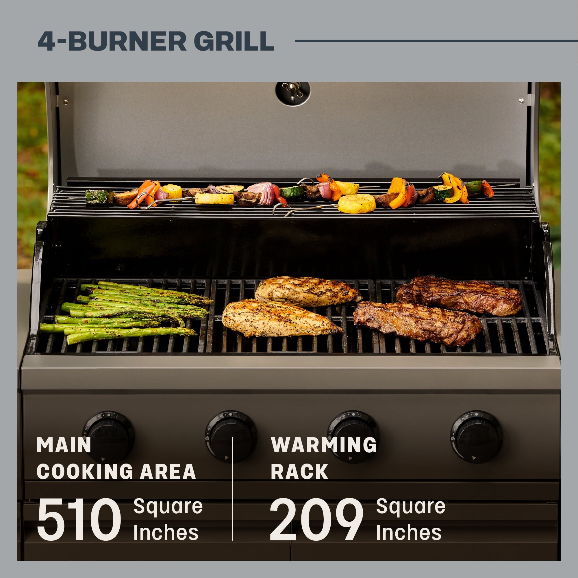 TYTUS Modular Trio with 4-Burner Gas Grill, Pellet Grill and 2-Burner Gas Griddle TYTUS