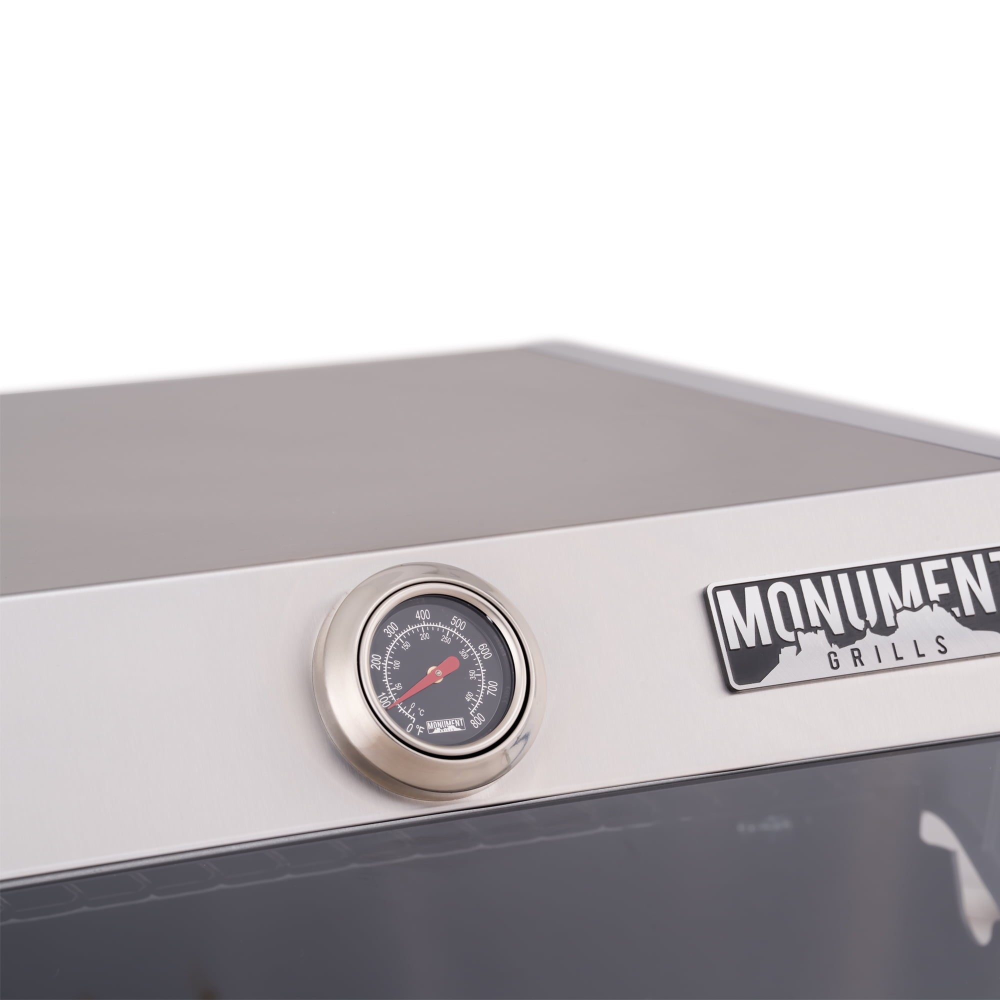 Monument Grills Mesa 2-Burner Propane Gas Grill, Foldable Sides, Swivel Casters, Stainless Steel, LED Controls Gas Grills