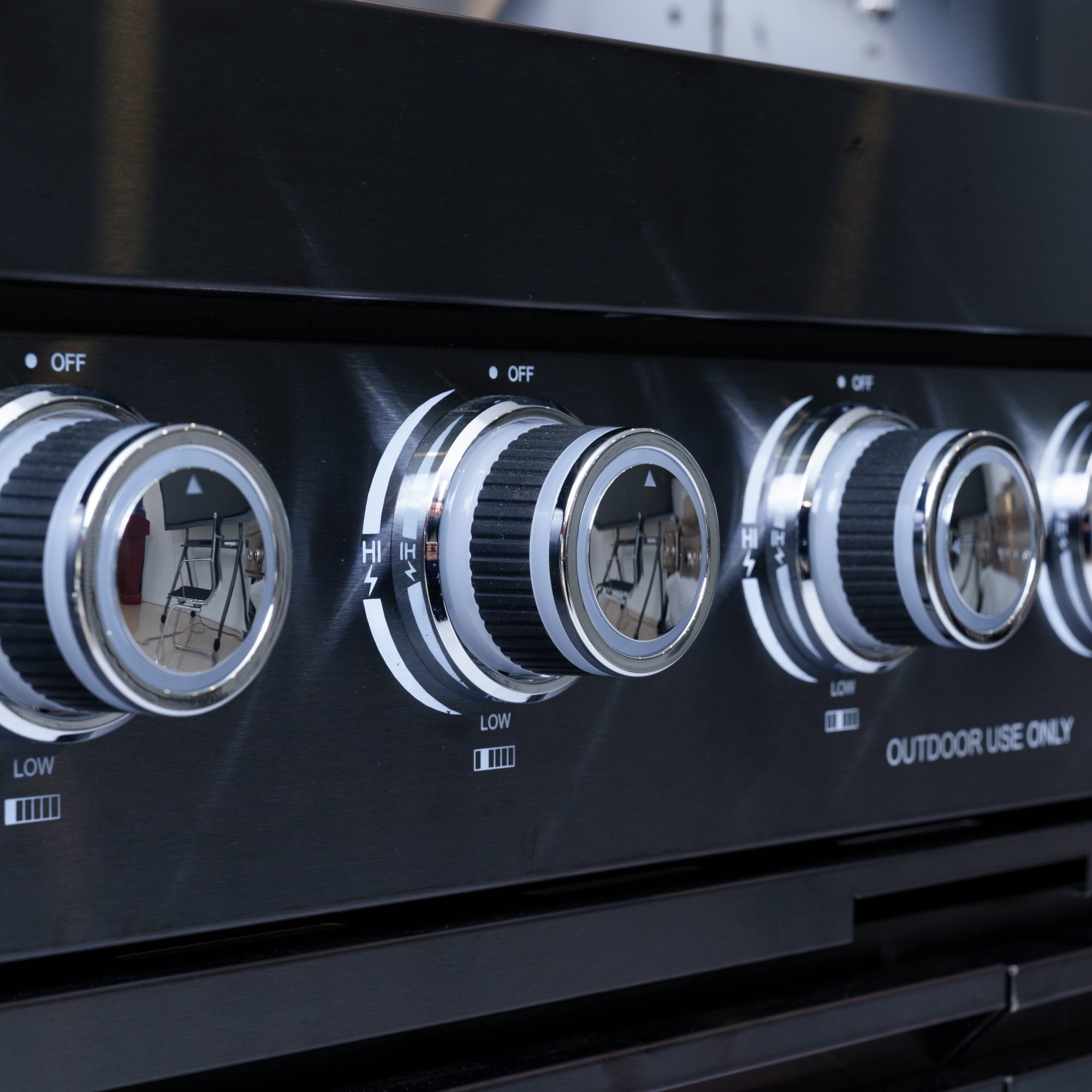 Black galaxy granite countertops, 43-inch island gas grill, Six Burners Grill 85000BUT (LTL carry） Navratil
