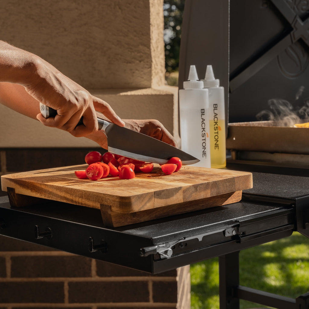 Blackstone Iron Forged 4 Burner Liquid Propane Outdoor Griddle with Hood Black Blackstone