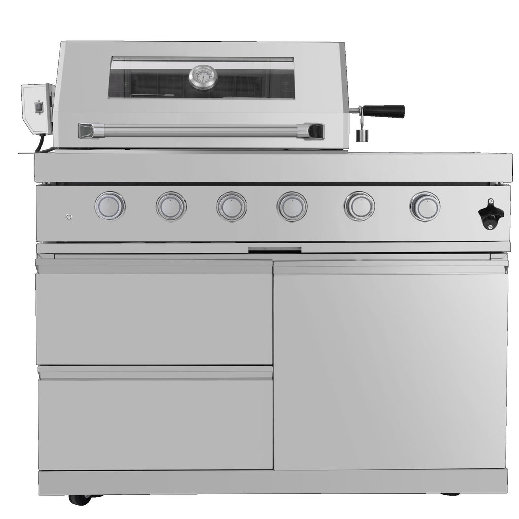 LP Gas Grill 4 Burners Grill-B Stainless steel Outdoor Kitchen Islands(LTL carry) My Store