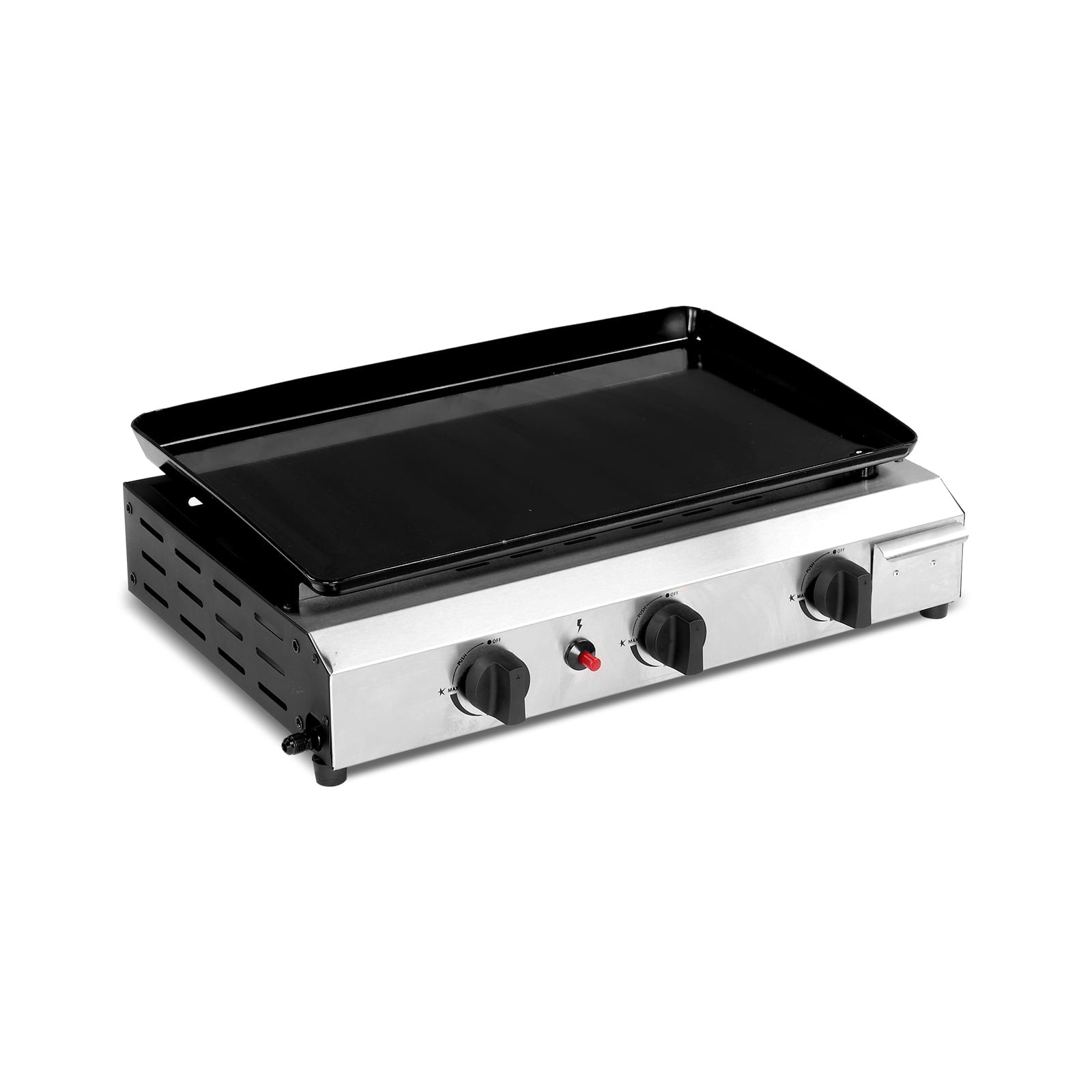 UBesGoo 3-Burner Griddle Flat Top Grills Tabletop Griddle Propane for Outdoor Cooking UBesGoo