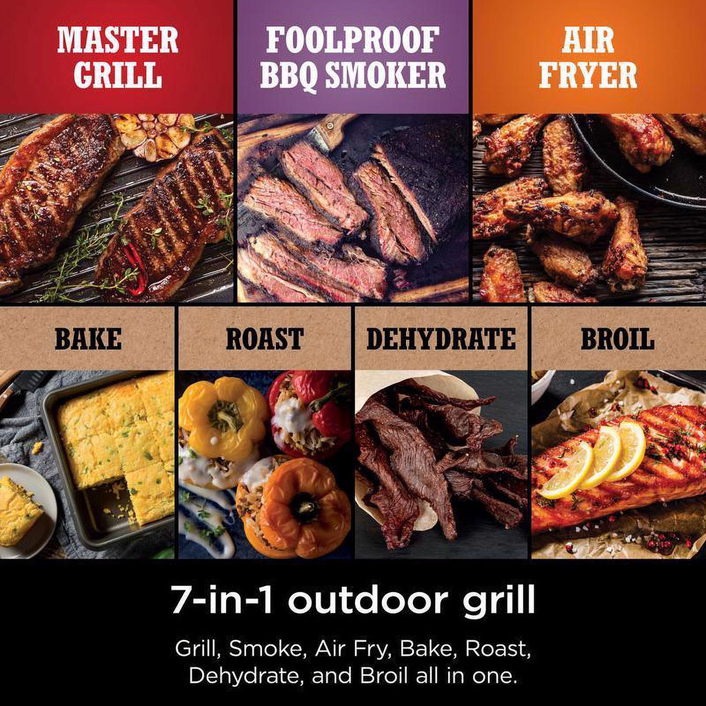 Ninja Electric Grill and Smoker Rust Ninja