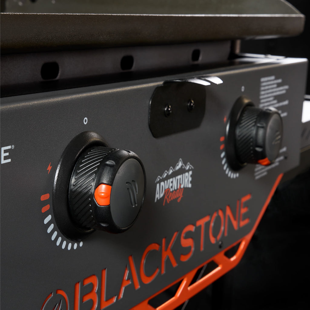 Blackstone Adventure Ready Outdoor Griddle, 28 Inch 2-Burner Flat Top Grill with Flexfold Legs, Gray Blackstone