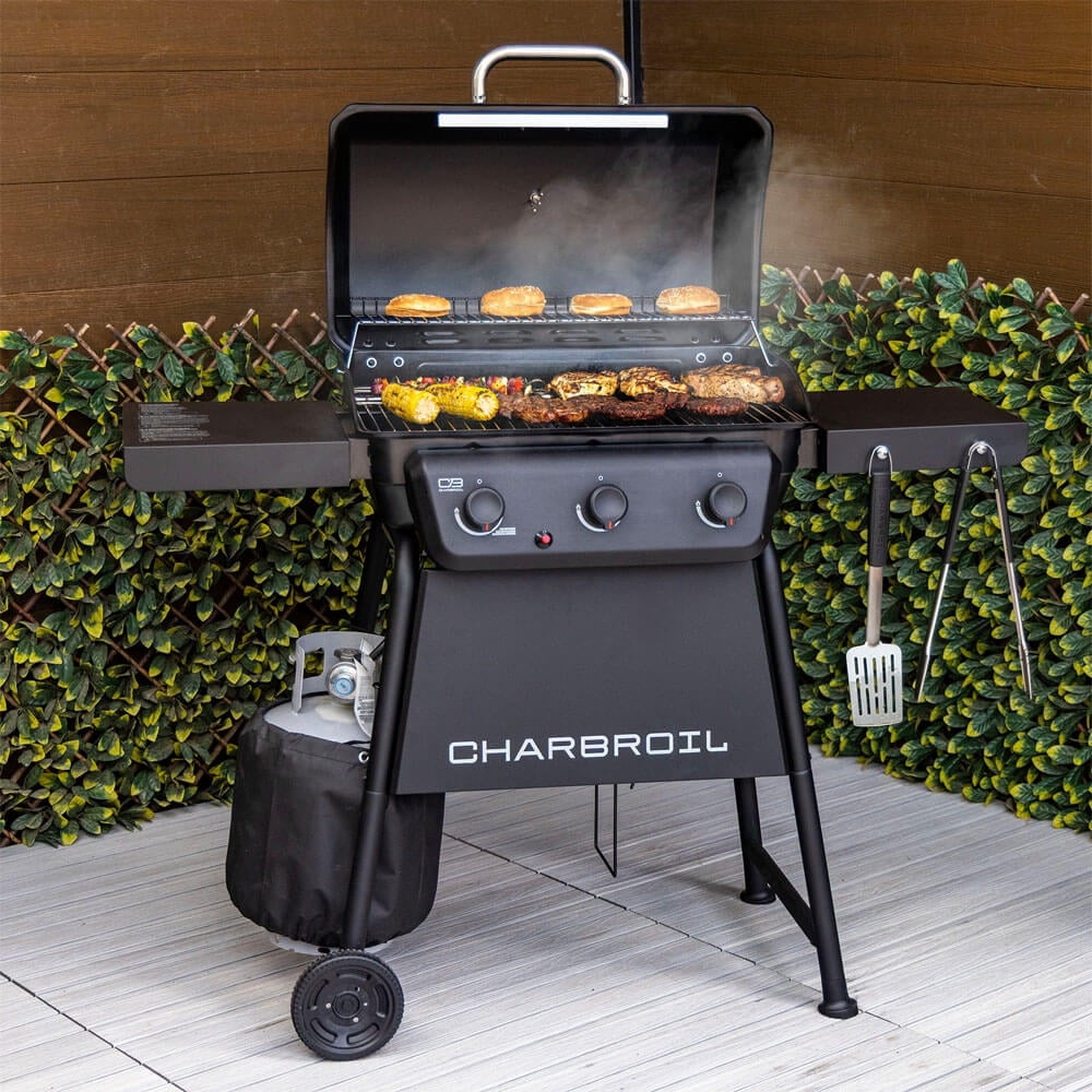 Char-Broil Push-Button Ignition 3-Burner Gas Grill Charbroil