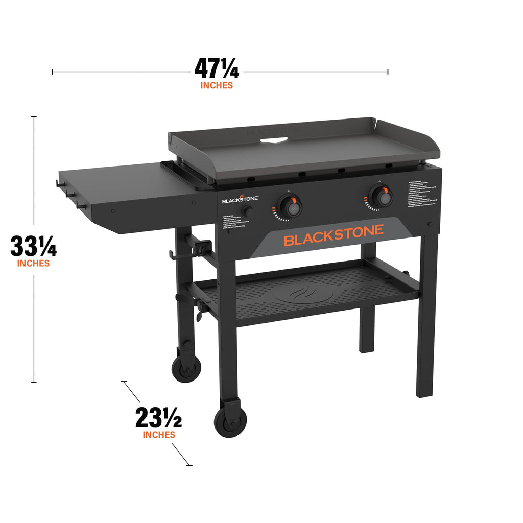 Blackstone Original 2-Burner 28 Propane Omnivore Griddle Gas Grills