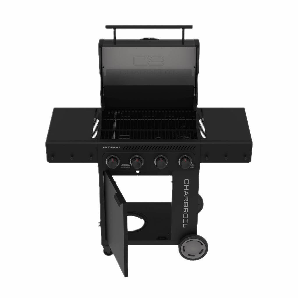 Charbroil Performance Series? FlavorMax? 4 Burner Gas Grill Cabinet with Sear Burner Blackout Charbroil
