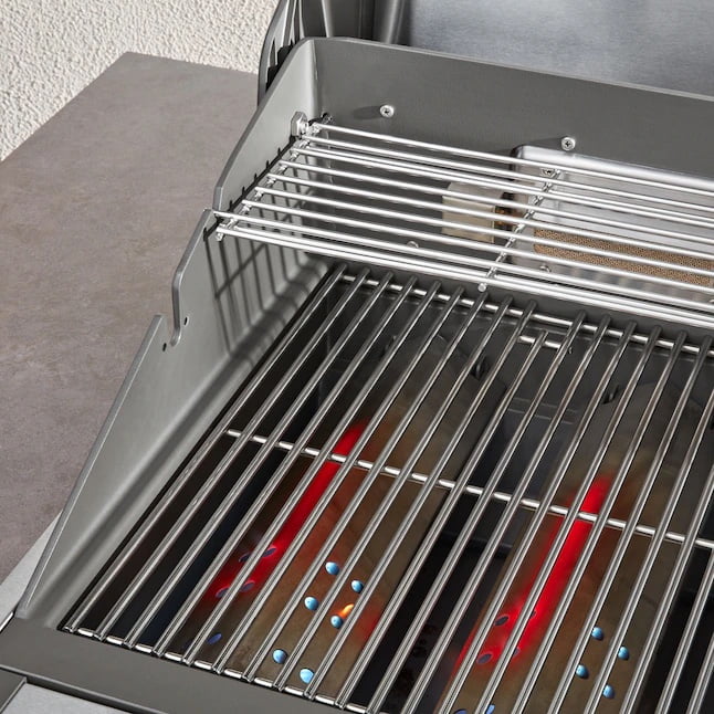 96 Inch European Ledge 5b Island Grill With Fridge And Outdoor Oven Prokan