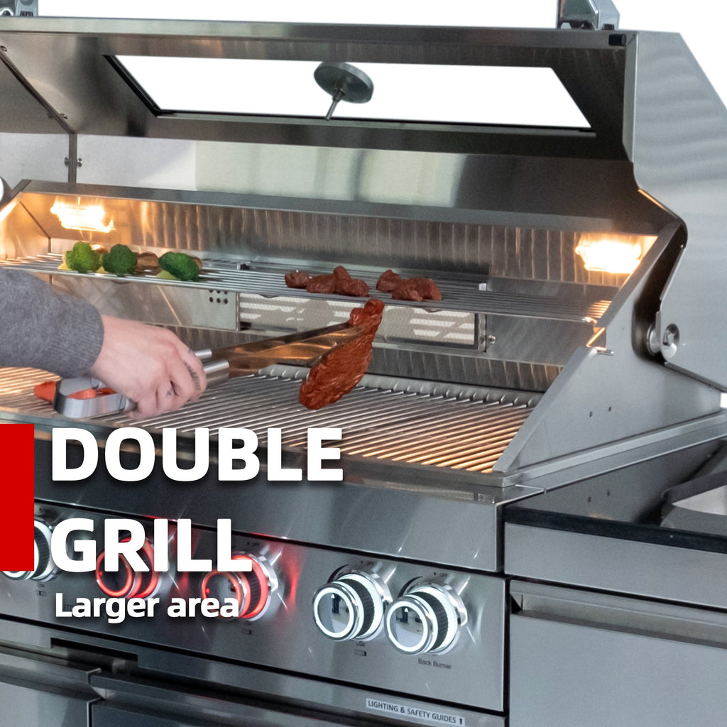 LP Gas Grill 4 Burners Grill-B Stainless steel Outdoor Kitchen Islands(LTL carry) My Store
