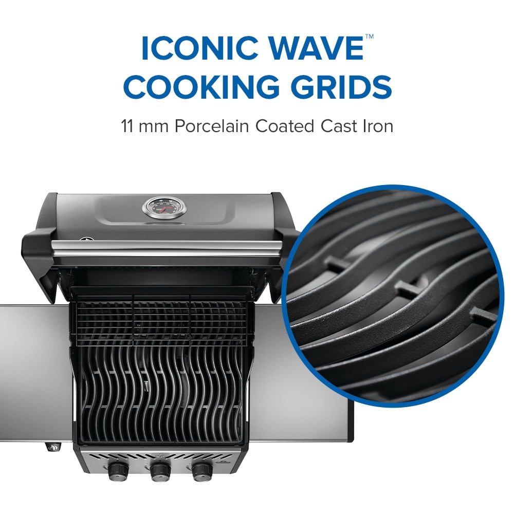 Napoleon Freestyle 365 3-Burner Propane Gas Grill in Graphite Grey Gas Grills