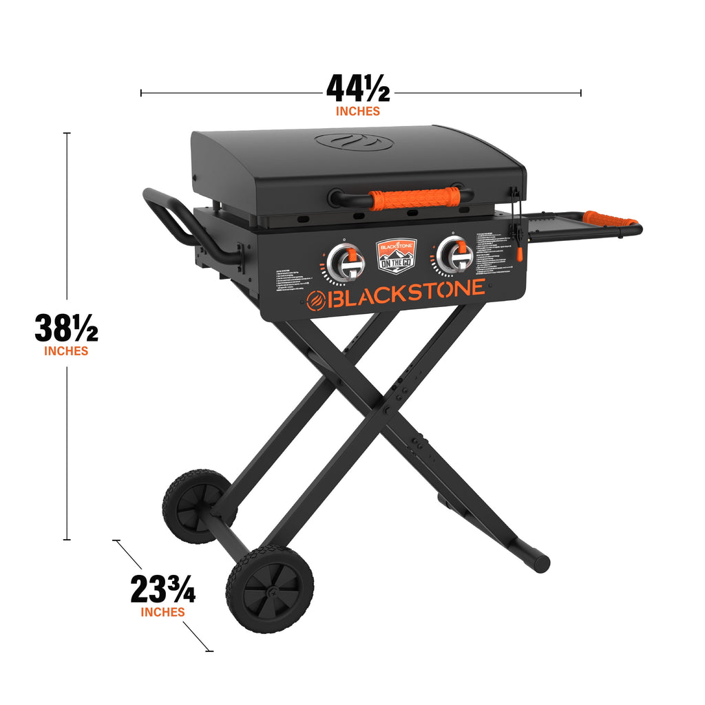 Blackstone On-the-Go 2-Burner 22” Propane Omnivore Griddle with Flexfold Legs Blackstone