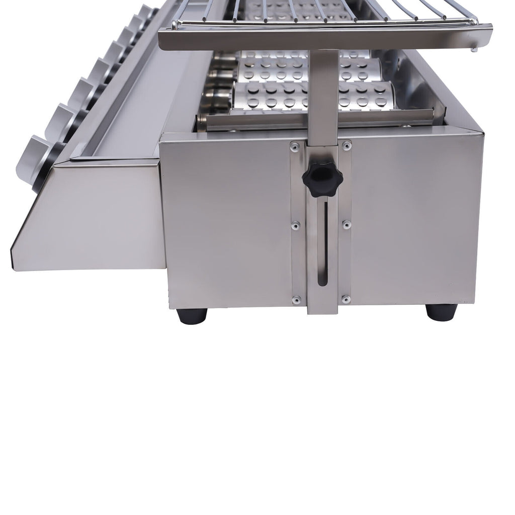 8 Burner BBQ Gas Grill Barbeque Outdoor Cooking Stainless steel Large Grill Grid 8 Head LPG  Gas Barbecue Grill Commercial BBQ Machine Outdoor Cooker Smokeless Commercial Gas Grill