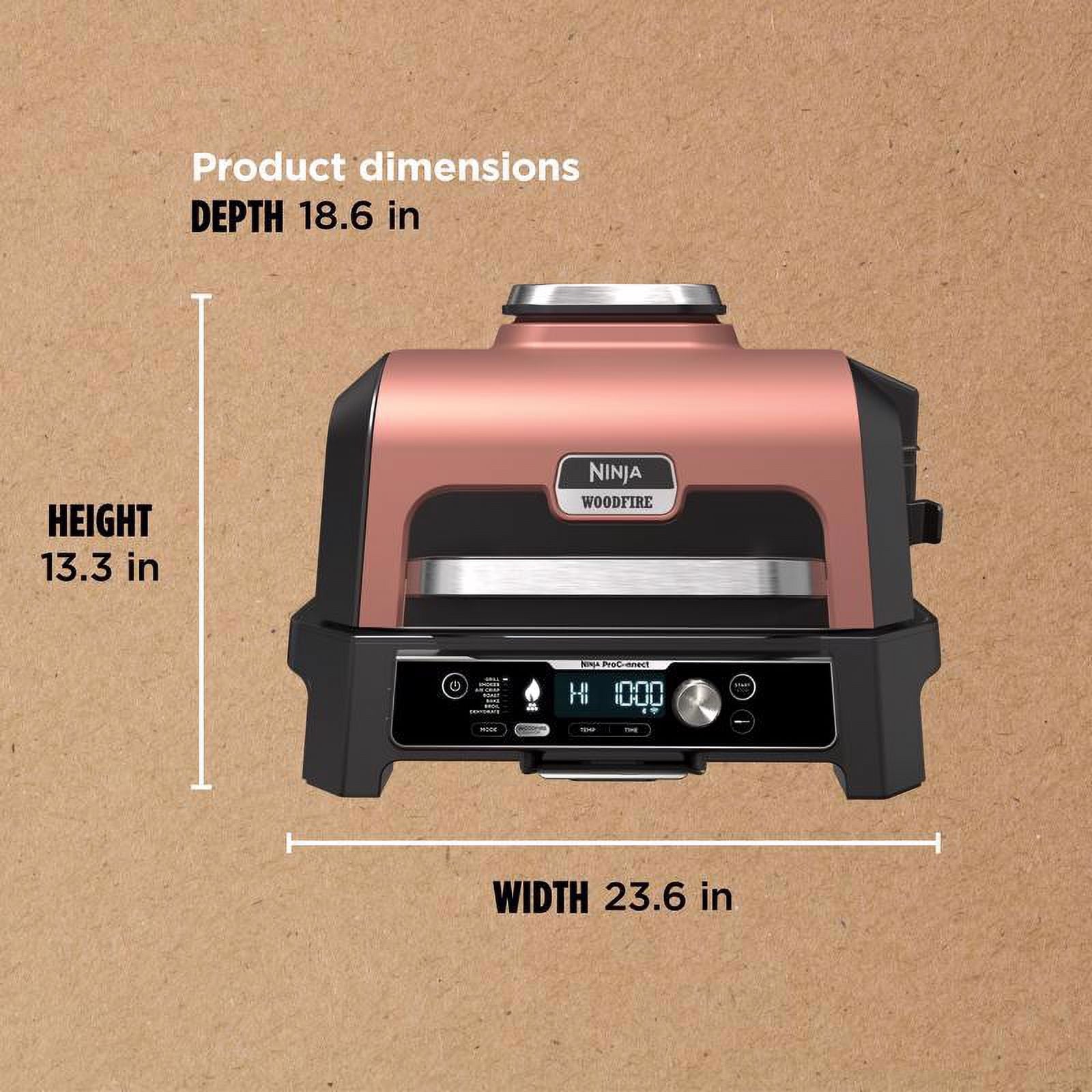 Ninja Electric Grill and Smoker Rust Ninja